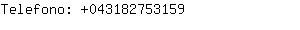 Telefono: 04318275....