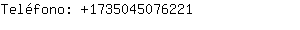 Teléfono: 173504507....