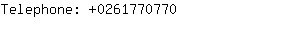 Telephone: 33-0-26177....