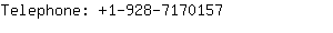 Telephone: 1-928-717....