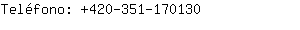Telfono: 420-351-17....
