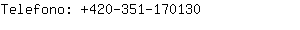 Telefono: 420-351-17....