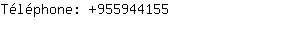 Téléphone: 95594....