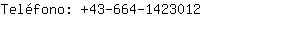 Telfono: 43-664-142....