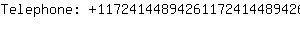 Telephone: 1172414489426117241448....