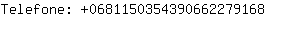 Telefone: 068115035439066227....