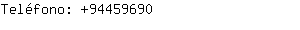 Teléfono: 9445....