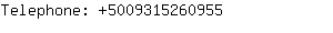 Telephone: 500931526....