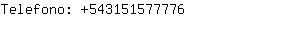 Telefono: 54315157....