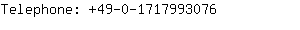 Telephone: 49-0-171799....