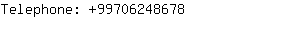 Telephone: 9970624....