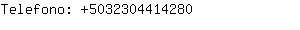 Telefono: 503230441....