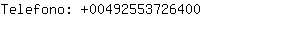 Telefono: 0049255372....