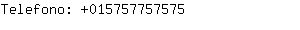 Telefono: 01575775....