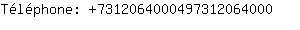 Tlphone: 731206400049731206....