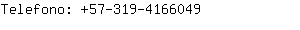 Telefono: 57-319-416....