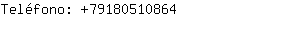 Teléfono: 7918051....