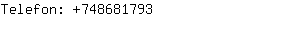 Telefon: 74868....
