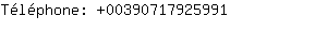 Tlphone: 0039071792....