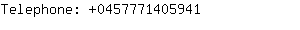 Telephone: 045777140....