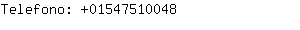 Telefono: 0154751....