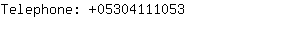 Telephone: 0530411....