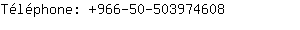 Tlphone: 966-50-50397....