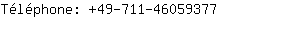 Tlphone: 49-711-4605....