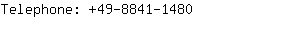 Telephone: 49-8841-....