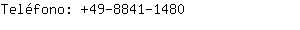 Telfono: 49-8841-....