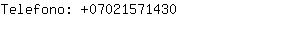 Telefono: 0702157....