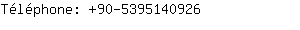 Téléphone: 90-539514....