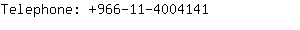 Telephone: 966-11-400....