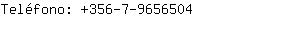 Teléfono: 356-7-965....