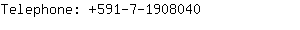 Telephone: 591-7-190....