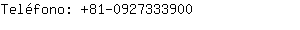 Teléfono: 81-092733....