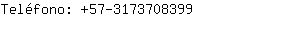 Teléfono: 57-317370....