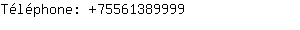 Téléphone: 7556138....
