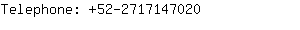 Telephone: 52-271714....