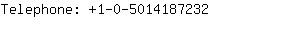 Telephone: 1-0-501418....
