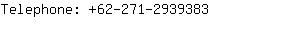 Telephone: 62-271-293....