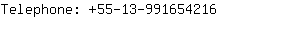 Telephone: 55-13-99165....