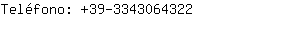 Teléfono: 39-334306....