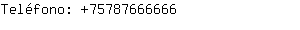 Teléfono: 7578766....