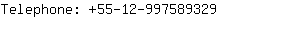 Telephone: 55-12-99758....