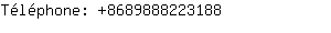 Téléphone: 868988822....