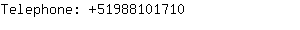 Telephone: 5198810....