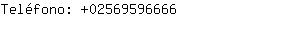 Teléfono: 0256959....