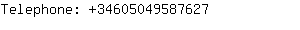 Telephone: 3460504958....