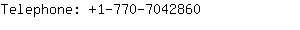 Telephone: 1-770-704....